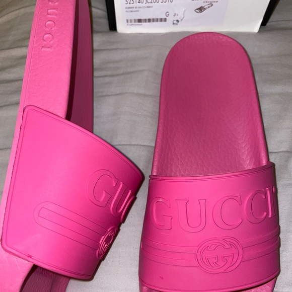 Original Pink Gucci slides - Picture 5 of 7